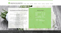 Desktop Screenshot of kreativeblomster-esbjerg.dk